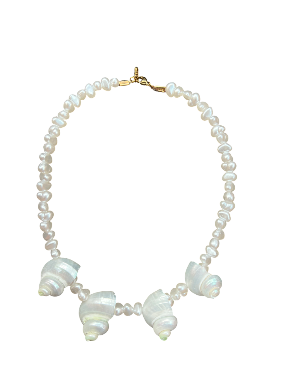 Collar Caracolas Blanco