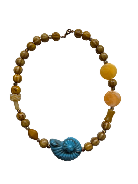 Collar Caracola Azul